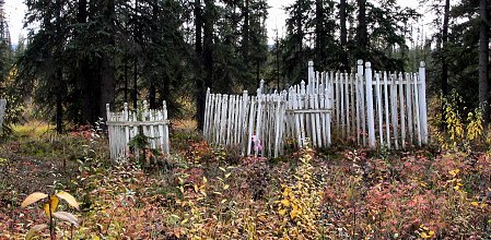 Alter Friedhof in Circle am Yukon River